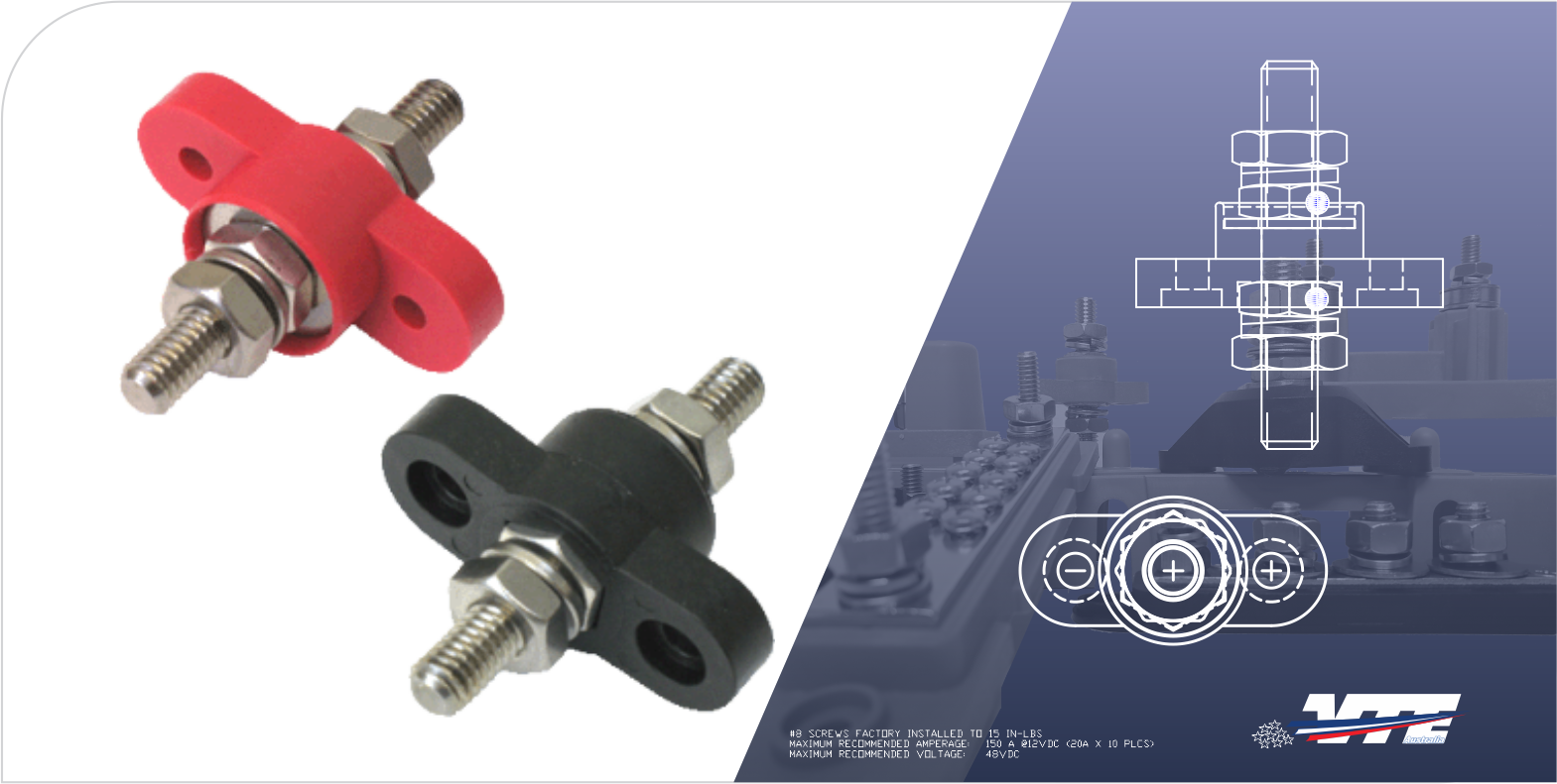 Pass Thru Power Posts – 1 Point – VTE Europe